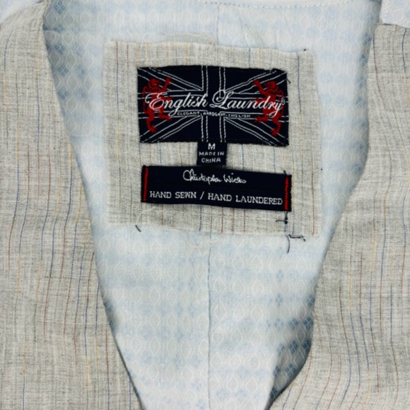Pre-Owned Men's English Laundry Hand Sewn Vest - Size M - Picture 4 of 5